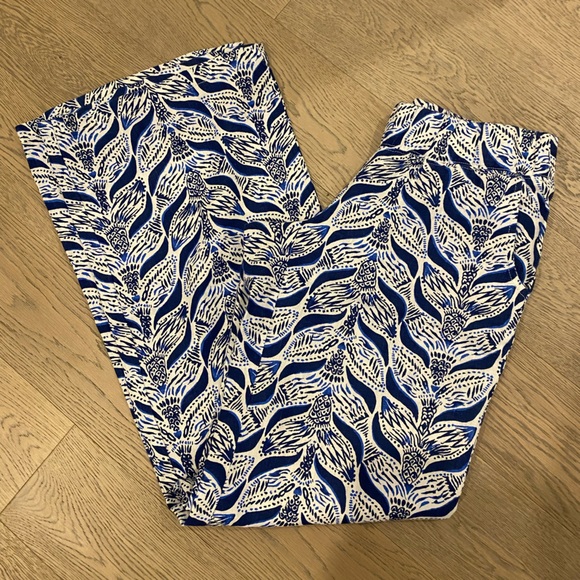 Lilly Pulitzer - Bal Harbor Palazzo Pant - Mermaid’s Tail - Picture 2 of 10